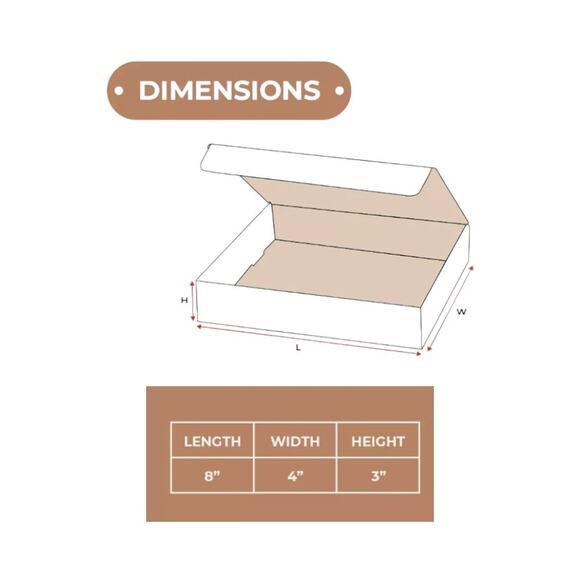 10- 8x4x3 White Corrugated Carton Cardboard Packaging Shipping Mailing Box Boxes - Picture 3 of 3